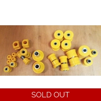 Yellow Full poly bush set for Volvo 200 series 240/260
